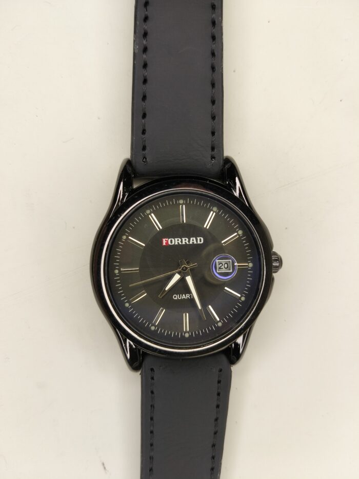 Forrad Genuine Leather Strap Watch