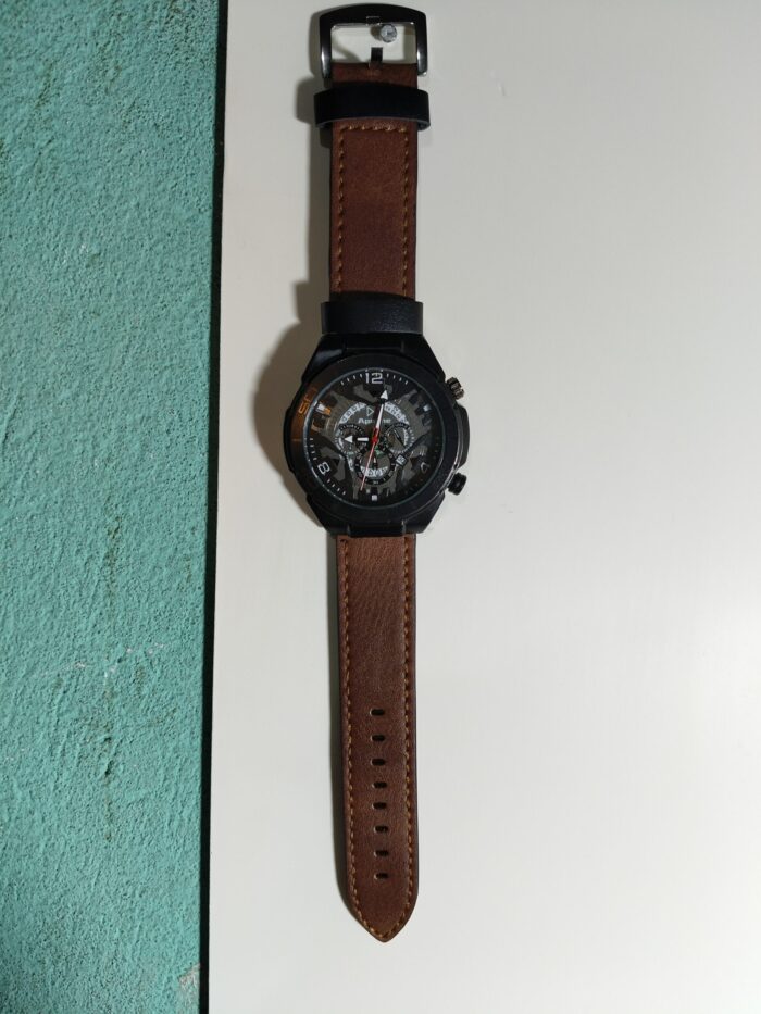 Apache Standard Genuine Leather Strap Watch